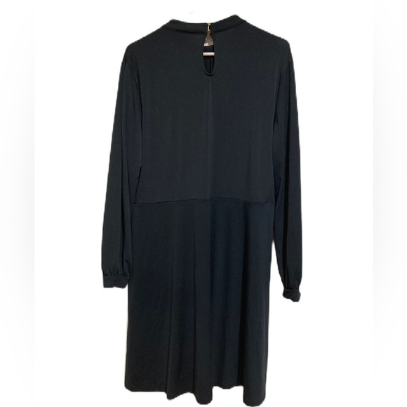 H&M Elegant Teal/Navy Stretch Pullover Dress Sz. XL - Picture 7 of 9